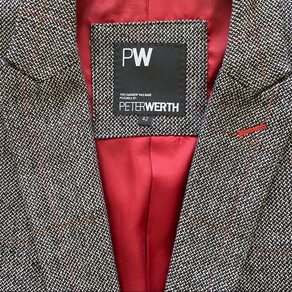 PETER WERTH Men’s Wool Blend Blazer - Picture 3 of 7